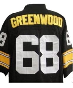LC Greenwood Jersey Pittsburgh Steelers Custom Throwback Football Black