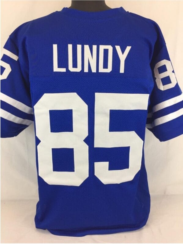 Lamar Lundy Jersey Los Angeles Rams Custom Throwback Football Blue