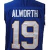 Lance Alworth Jersey San Diego Chargers Custom Throwback Football Dark Blue