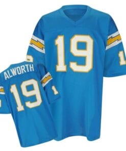 Lance Alworth Jersey San Diego Chargers Custom Throwback Football Powder Blue