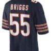 Lance Briggs Jersey Chicago Bears Custom Throwback Football Navy