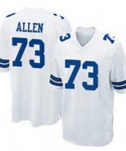 Larry Allen Jersey Dallas Cowboys Custom Throwback Football White