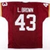 Larry Brown Jersey Washington Redskins Custom Throwback Football Burgandy 5 Larry Brown Jersey Washington Redskins Custom Throwback Football Burgandy