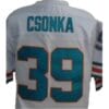 Larry Csonka Jersey Miami Dolphins Custom Throwback Football White
