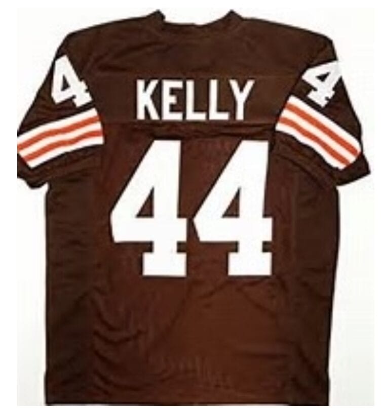 LeRoy Kelly Jersey Cleveland Browns Custom Throwback Football Brown 1 LeRoy Kelly Jersey Cleveland Browns Custom Throwback Football Brown