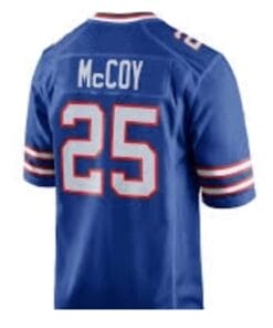 LeSean McCoy Jersey Buffalo Bills Custom Throwback Football Blue