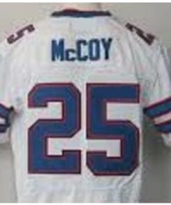 LeSean McCoy Jersey Buffalo Bills Custom Throwback Football White
