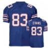 Lee Evans Jersey Buffalo Bills Custom Throwback Football Blue