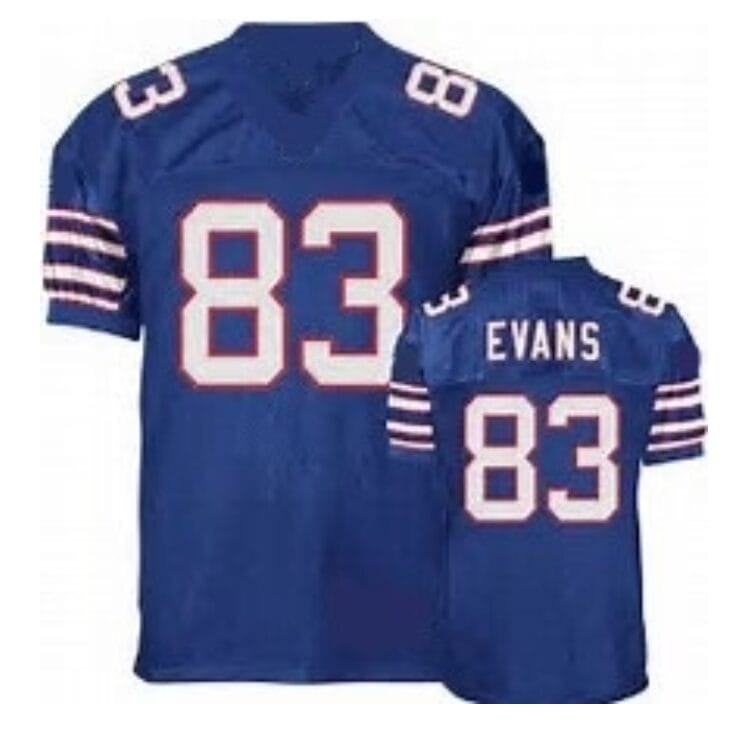 Lee Evans Jersey Buffalo Bills Custom Throwback Football Blue 8 Lee Evans Jersey Buffalo Bills Custom Throwback Football Blue