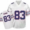 Lee Evans Jersey Buffalo Bills Custom Throwback Football White