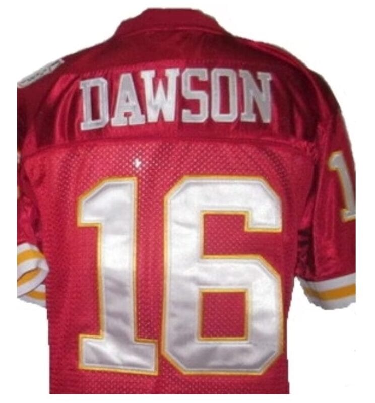 Len Dawson Jersey Kansas City Chiefs Custom Throwback Football Red