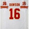 Len Dawson Jersey Kansas City Chiefs Custom Throwback Football White