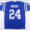 Lenny Moore Jersey Baltimore Colts Custom Throwback Football Blue