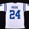 Lenny Moore Jersey Baltimore Colts Custom Throwback Football White 5 Lenny Moore Jersey Baltimore Colts Custom Throwback Football White