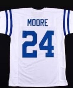 Lenny Moore Jersey Baltimore Colts Custom Throwback Football White