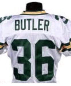 Leroy Butler Jersey Green Bay Packers Custom Throwback Football White
