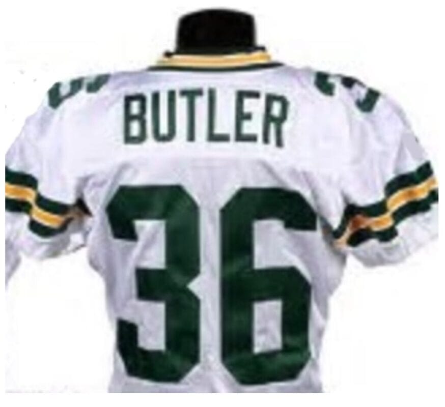 Leroy Butler Jersey Green Bay Packers Custom Throwback Football White