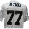 Lyle Alzado Jersey Oakland Raiders Custom Throwback Football White