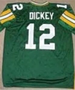 Lynn Dickey Jersey Green Bay Packers Custom Throwback Football Green