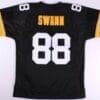 Lynn Swann Jersey Pittsburgh Steelers Custom Throwback Football Black with White numbers
