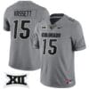 Mark Vassett Jersey #15 Colorado Buffaloes 2024 Vapor Limited NCAA Football Gray 4 M6WFU2Q 1