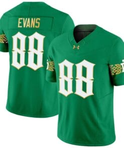 Mitchell Evans Jersey #88 Notre Dame Fighting Irish 2024 Vapor Limited College Football Green