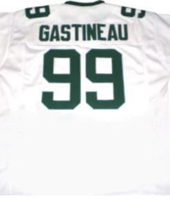 Marc Gastineau Jersey New York Jets Custom Throwback Football White