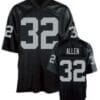 Marcus Allen Jersey Oakland Raiders Custom Throwback Football Black