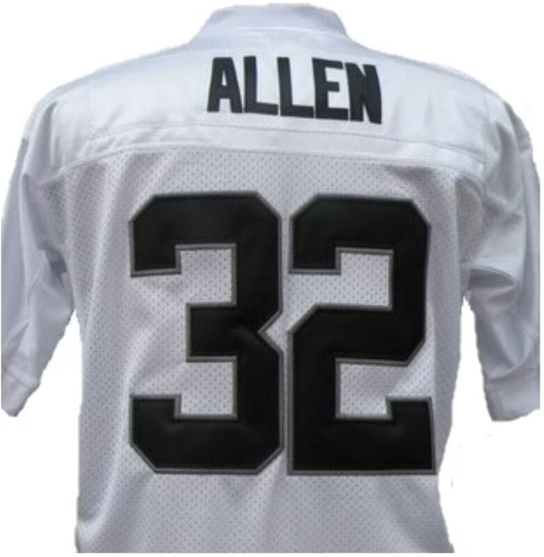 Marcus Allen Jersey Oakland Raiders Custom Throwback Football White