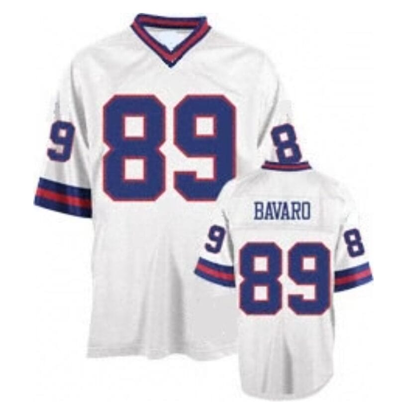 Mark Bavaro Jersey New York Giants Custom Throwback Football White 1 Mark Bavaro Jersey New York Giants Custom Throwback Football White