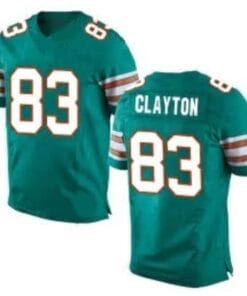 Mark Clayton Jersey Miami Dolphins Custom Throwback Football