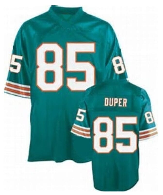 Mark Duper Jersey Miami Dolphins Custom Throwback Football Green
