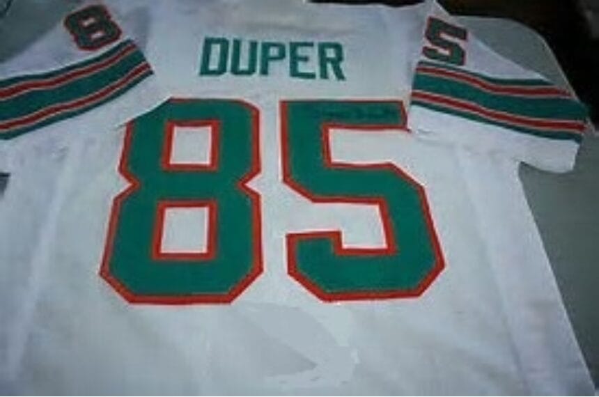 Mark Duper Jersey Miami Dolphins Custom Throwback Football White 8 Mark Duper Jersey Miami Dolphins Custom Throwback Football White