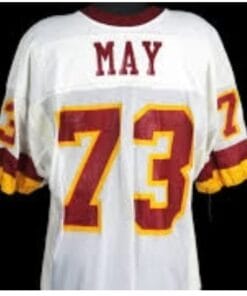 Mark May Jersey Washington Redskins Custom Throwback Football