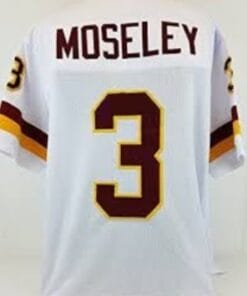 Mark Moseley Jersey Washington Redskins Custom Throwback Football White