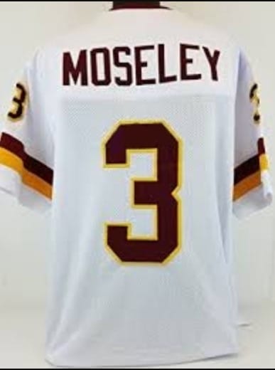Mark Moseley Jersey Washington Redskins Custom Throwback Football White 8 Mark Moseley Jersey Washington Redskins Custom Throwback Football White