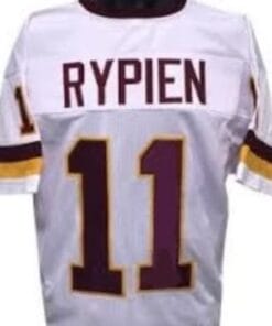 Mark Rypien Jersey Washington Redskins Custom Throwback Football White