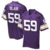 Matt Blair Minnesota Vikings Custom Throwback Football Jersey Purple