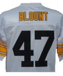 Mel Blount Jersey Pittsburgh Steelers Custom Throwback Football White
