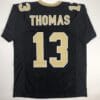 Michael Thomas Jersey New Orleans Saints Custom Throwback Football Black
