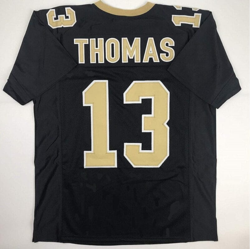 Michael Thomas Jersey New Orleans Saints Custom Throwback Football Black