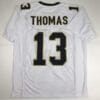 Michael Thomas Jersey New Orleans Saints Custom Throwback Football White