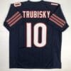 Mitchell Trubisky Jersey Chicago Bears Custom Throwback Football
