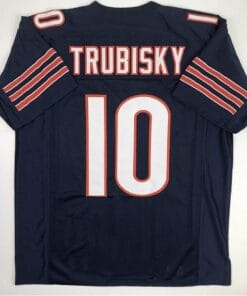 Mitchell Trubisky Jersey Chicago Bears Custom Throwback Football