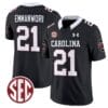 Nick Emmanwori Jersey #21 South Carolina Gamecocks Football 1980 Throwback Vapor Limited Black