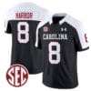 Nyck Harbor Jersey #8 South Carolina Gamecocks Football 1980 Throwback Vapor Limited SEC Patch Black Alternate