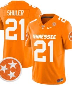 Navy Shuler Jersey #21 Tennessee Volunteers Vapor Limited College Football Orange