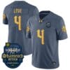 Notre Dame Jersey Number 4 Name Shamrock Series 2024 On The Back College Football Stitched 4 Notre Dame Jersey Number 4 Name Shamrock Series 2024 On The Back College Football Stitched