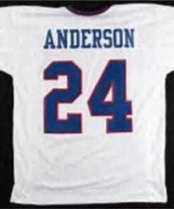 Otis Anderson Jersey New York Giants Custom Throwback Football White