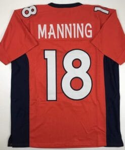 Peyton Manning Jersey Denver Broncos Custom Throwback Football